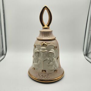 1984 “Bell Music Box With Carolers” Jim Beam Decanter